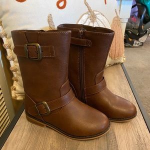 Toddler girl tall riding boots